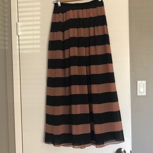 Scotch & Soda Striped Maxi Skirt